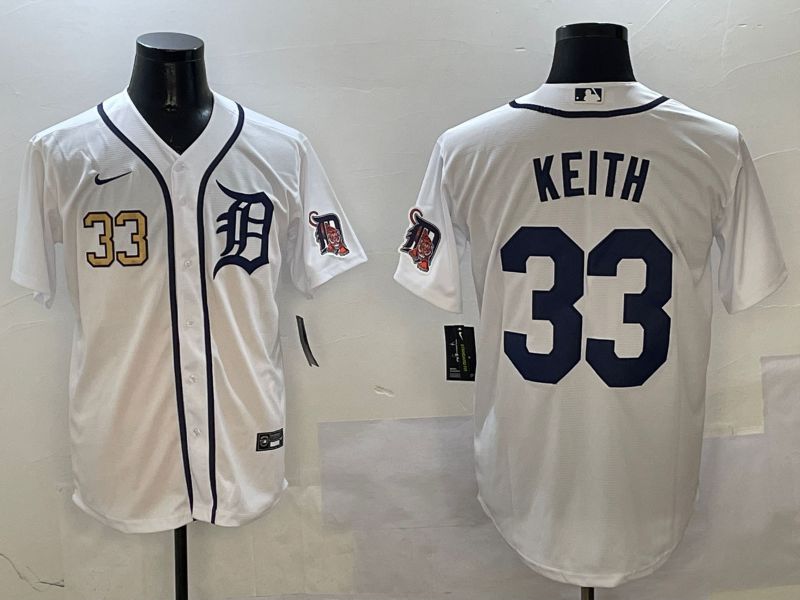 Men Detroit Tigers #33 Keith White Game 2025 Nike MLB Jersey style 4->detroit tigers->MLB Jersey